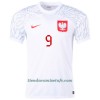 Camiseta de fútbol Polonia LEWANDOWSKI 9 Primera Equipación Mundial 2022 - Hombre